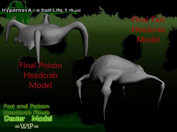 Fast and Poison Headcrabs final -without textures-
