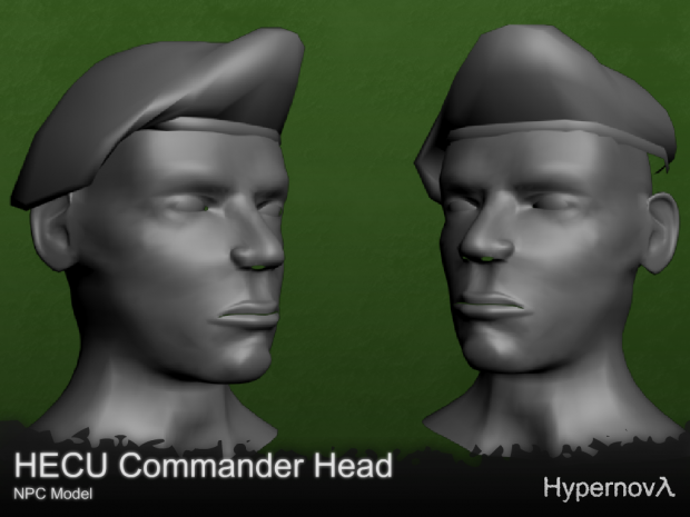 HECU head - NPC Model v0.99