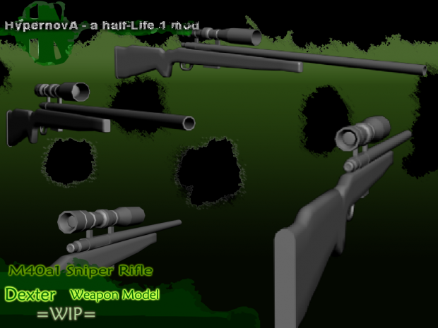 m40a1 sniper - Boom...Headshot - Model v0.7