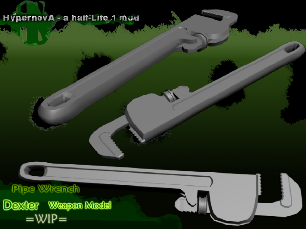 Pipe Wrench - Not used for fixing - Model v0.9