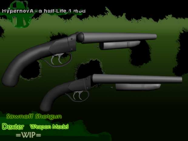 Sawn-off Shotgun - Weapon model v0.5