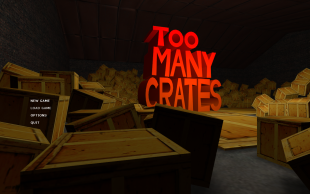 Too Many Crates! Menu