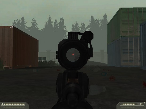 SCAR-L Smoothed 3D Scope In-game