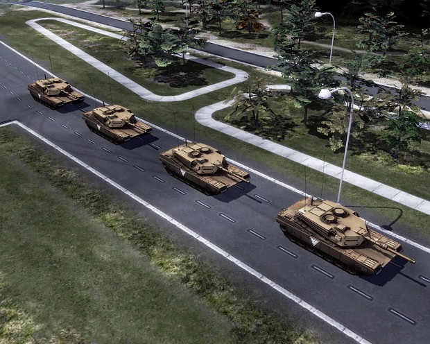 Medium Tank convoy