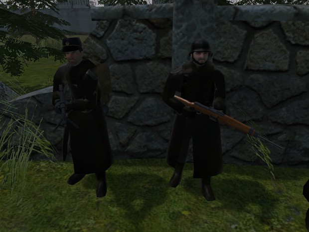 The first Elite Folkwang army "The black coats"