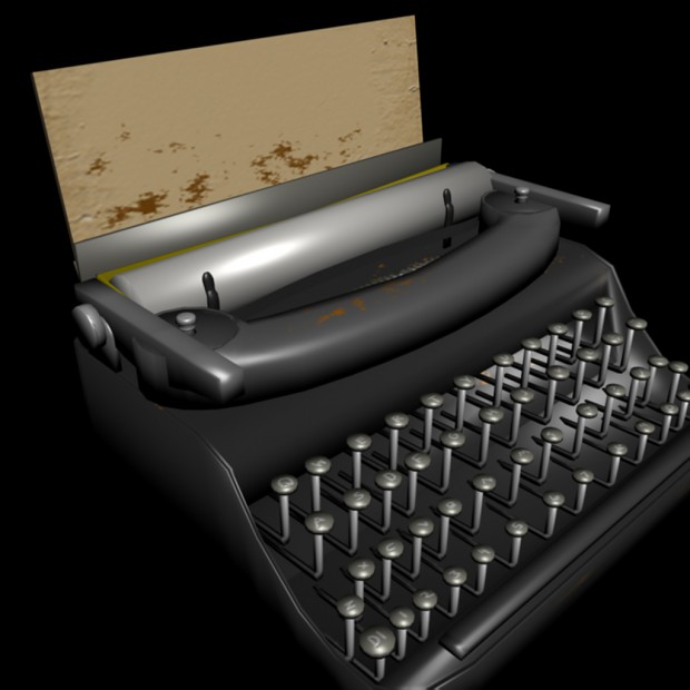 typewriter textured