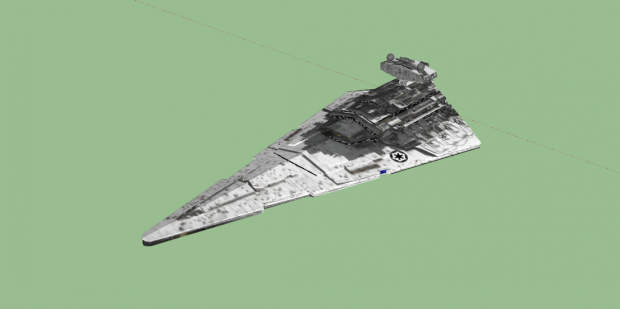 Star Destroyer model - Textured