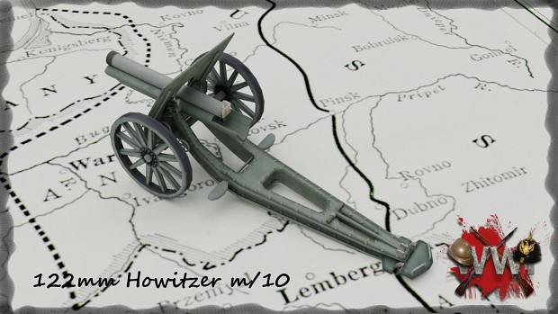 Russian 122mm Howitzer m/10