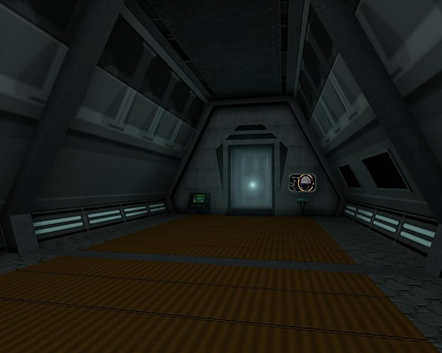 Screenshots of the spaceship
