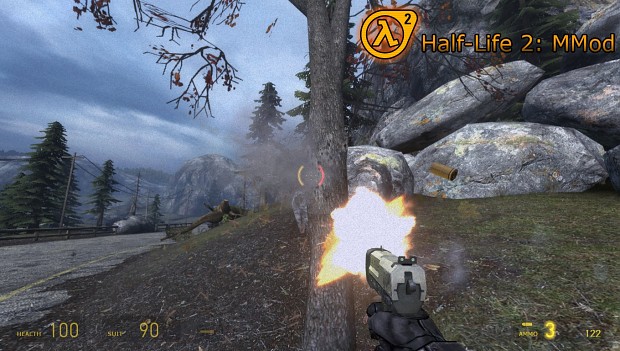 Half-Life 2 : MMod - Pistol Muzzleflash&Wood HitFX