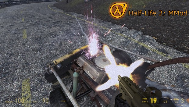 Half-Life 2 : MMod - SMG Muzzleflash&Metal Impact