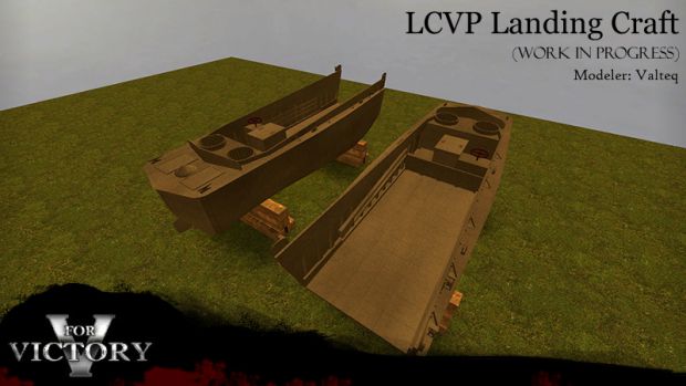 LCVP (Landing Craft) Work in Progress 2