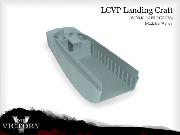 LCVP (Landing Craft) Work in Progress
