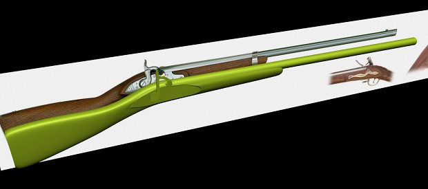 Musket model (Nearly done)