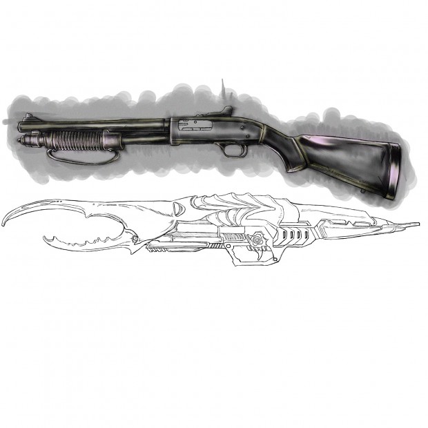 Shotgun Conversion Concept art WIP