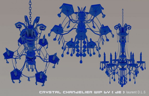 Chandelier Low-Poly