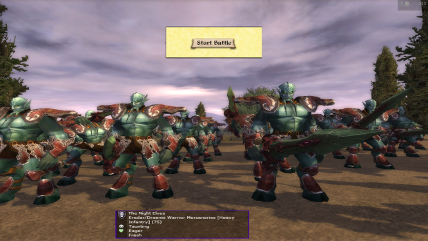 New Eredar/Draenei Mercenaries using the Legion Eredar General model!