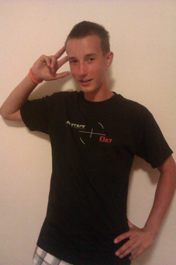 Attack Day T-shirt model