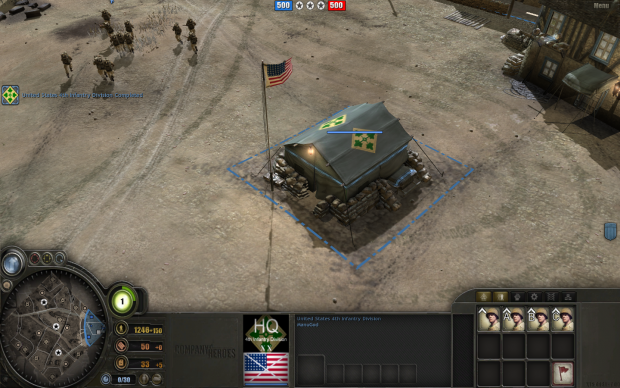 United Sates 4th Infantry Division HQ