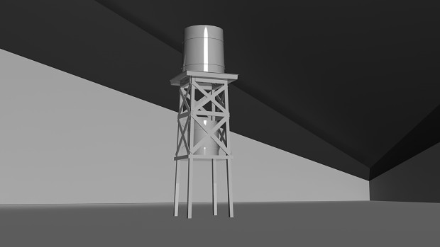 Dual Minigun and water tower