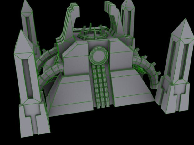 necron tomb forge (hq building)