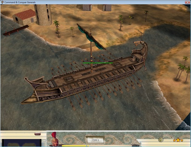 The Roman Galley ingame