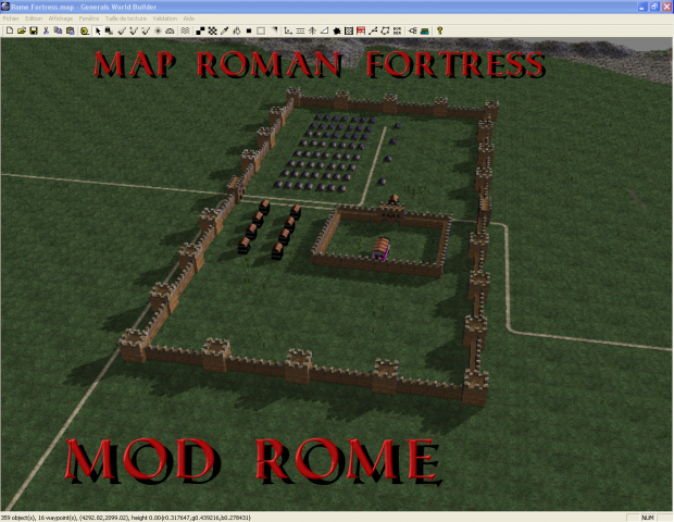 MAP ROMAN FORTRESS