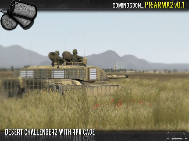 Challenger 2 with RPG Cage