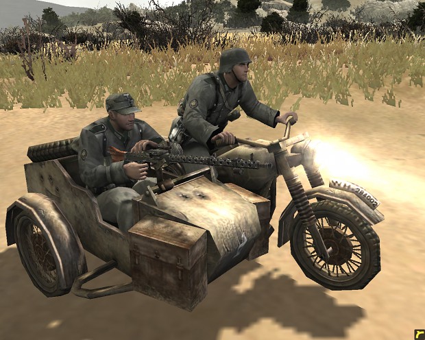 BMW R75 with mg34