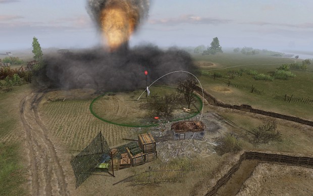 Terrain Effect after a Hit from 600mm Karl Mortar