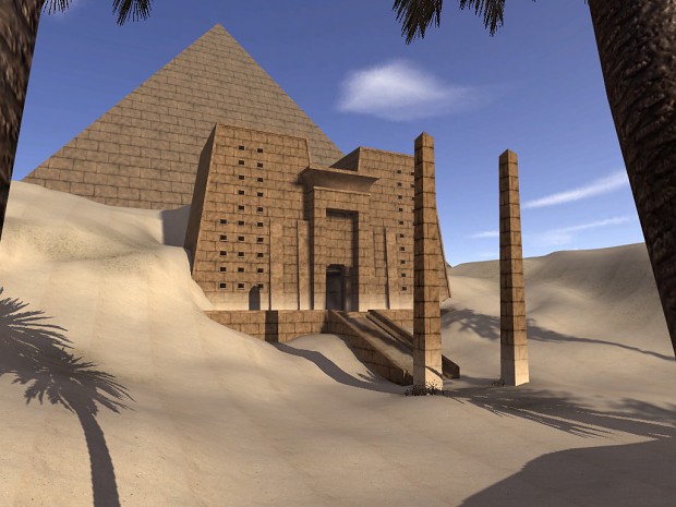 Abydos pyramid entrance