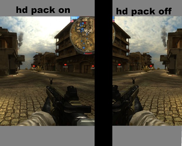hd pack difference