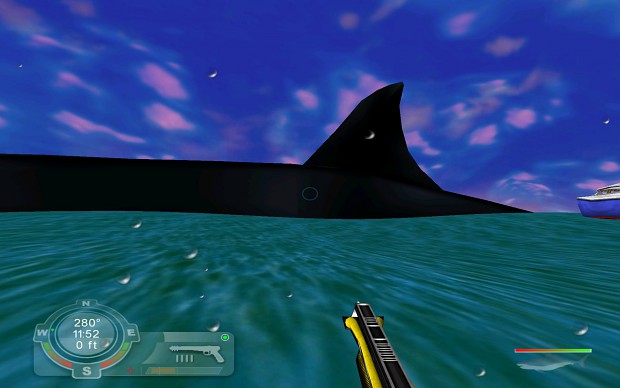 Black Megalodon Fin image - Shark! Revival mod for Shark! Hunting the