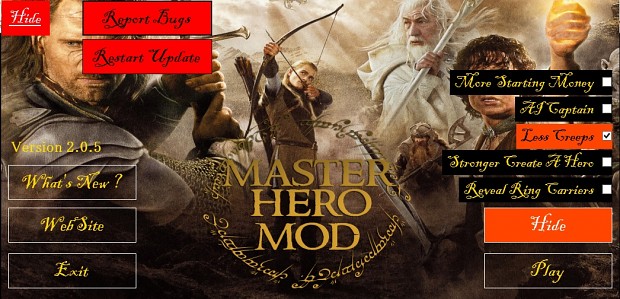 MasterHero Mod Version 2.0.5 Available