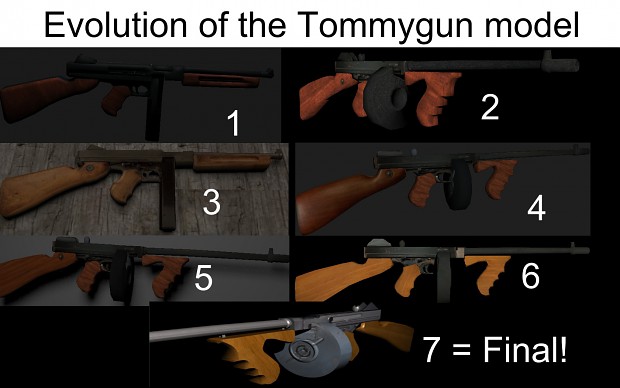 Tommygun Evolution - From beginning to now