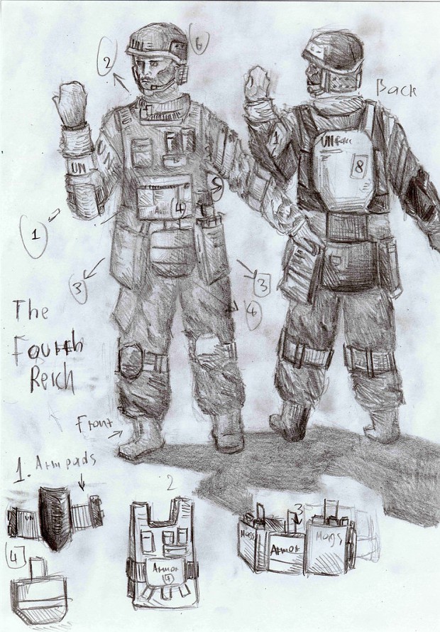 Generic UN Soldier Concept by LegendaryMan