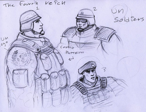 Generic U.N. Soldier Concept By ZitaX W.I.P.