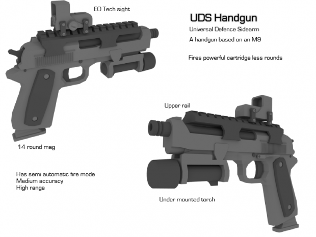 UDS Pistol Concept