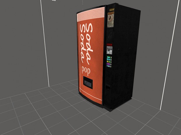 Soda Soda Pop Vending Machine