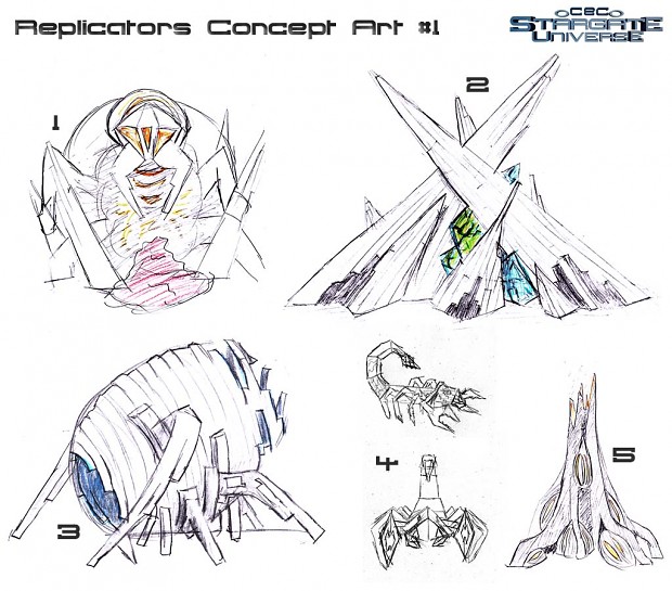 Replicators 1st Concept Arts