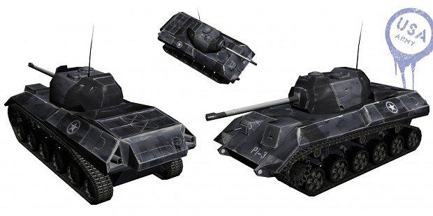 Allied light tank render