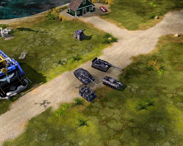 New Allied vehicles in the first release.