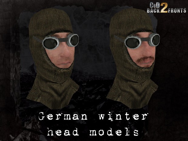 CoD2 uniforms - German winter heads