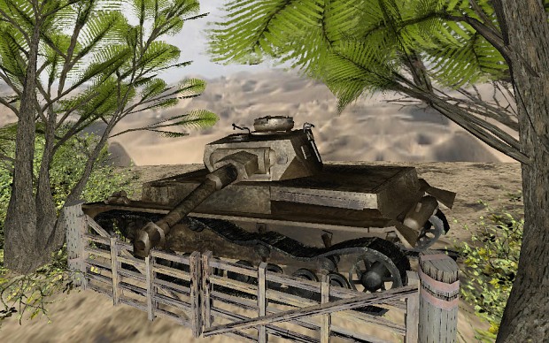 New and older tank model renders