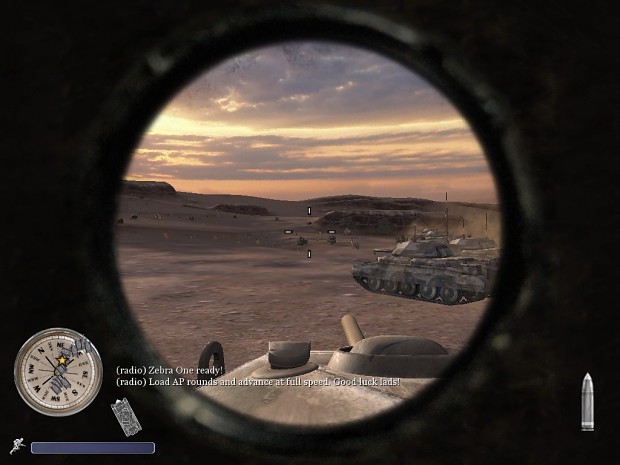 CoD2 new sight for tank missions