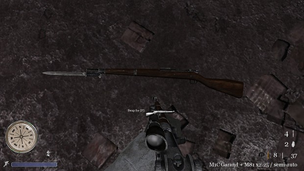 CoD2 bolt actions with bayonets