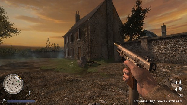 CoD2 Browning HP first test