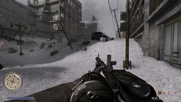 CoD2 empty idle for MG-34