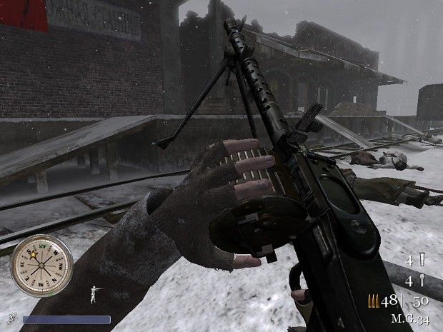 CoD2 MG34 in action (second ingame test)