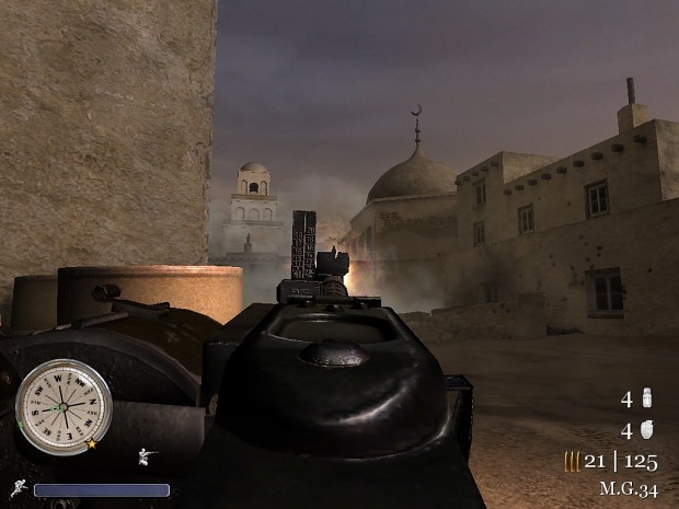 CoD2 MG34 first ingame test